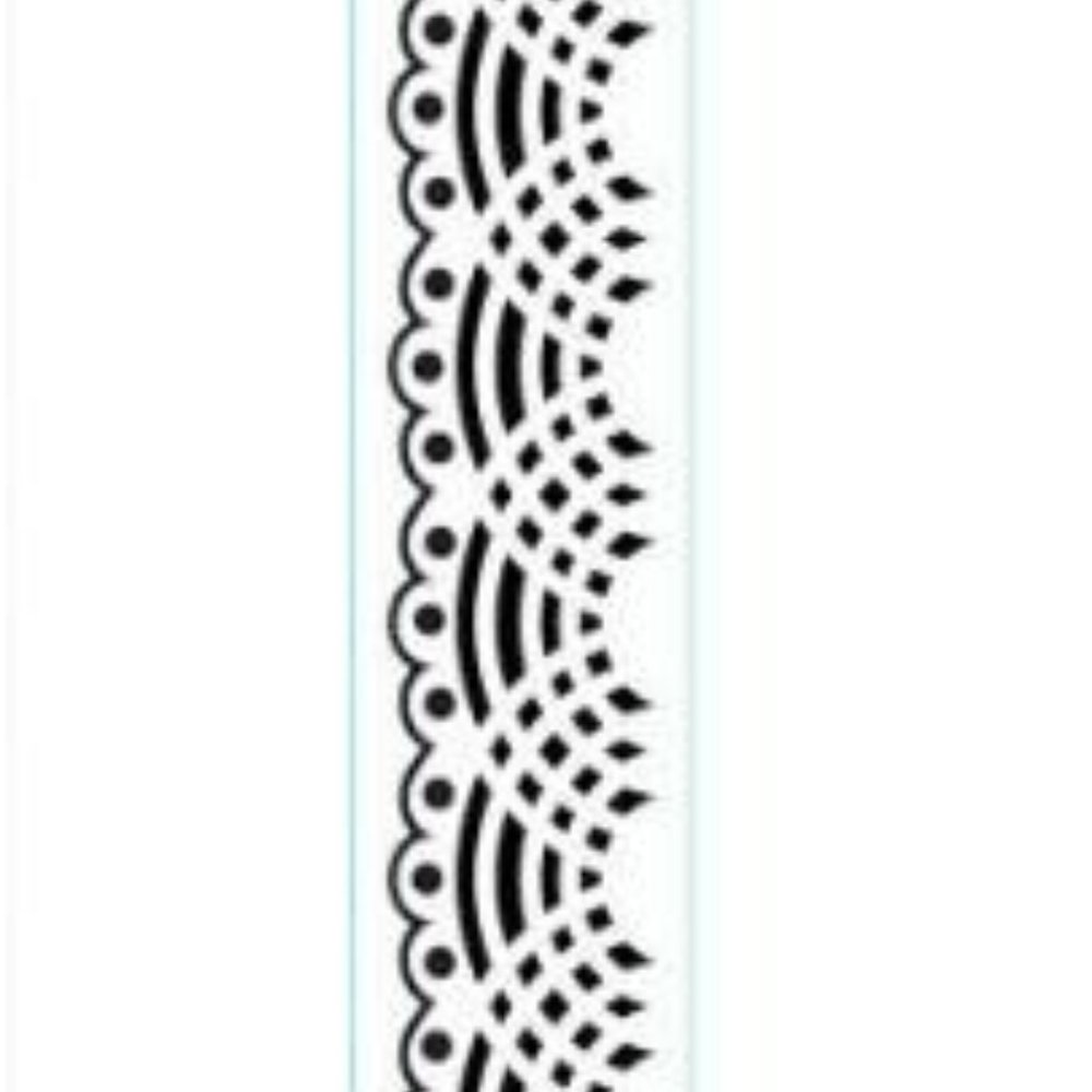 Darice 12 inches embossing border - LACE
